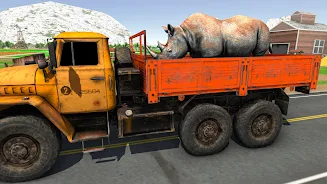 Animal Transport Truck Game экрана 1