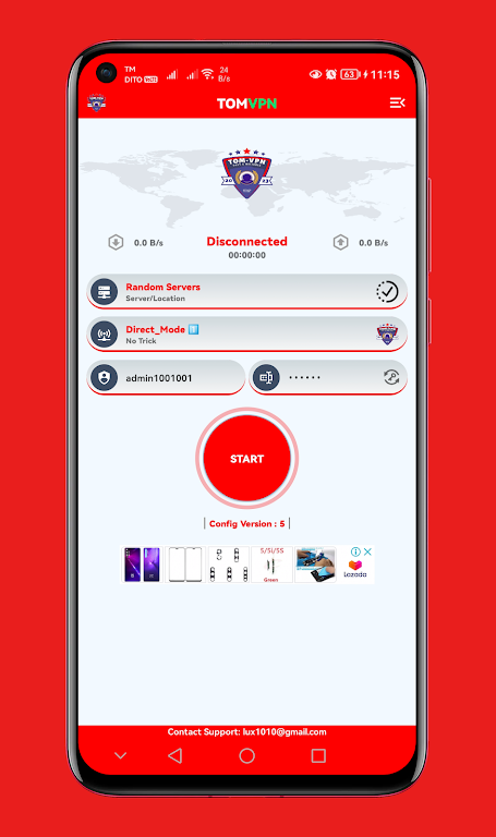 Screenshot TOM VPN 1