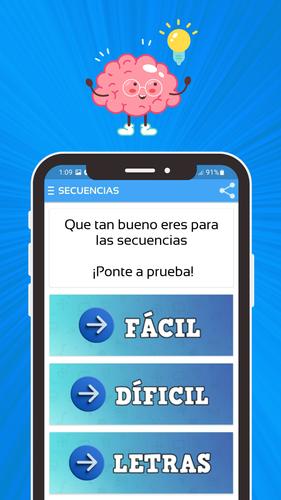 Secuencias numéricas captura de pantalla 1
