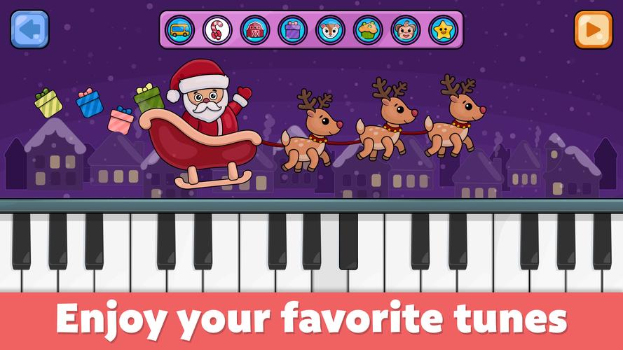 Baby Piano: Kids Music Games screenshot 1