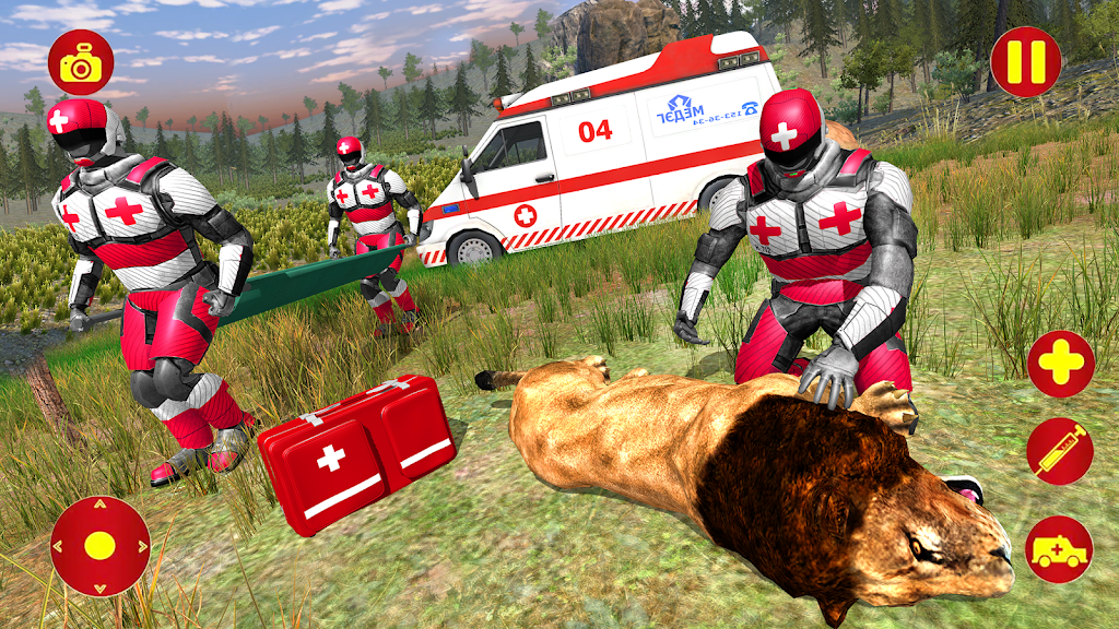 Doctor Robot Animals Rescue ảnh chụp màn hình 1