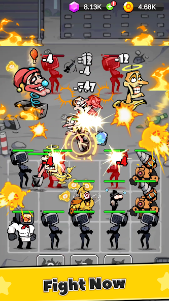 Battle Warriors: Strategy Game Mod ekran görüntüsü 4