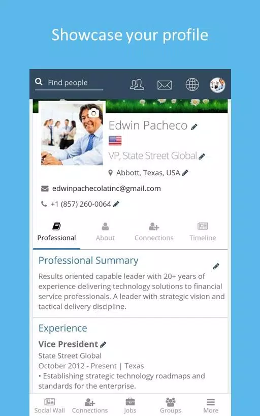 LatInc Professional Network Screenshot 2