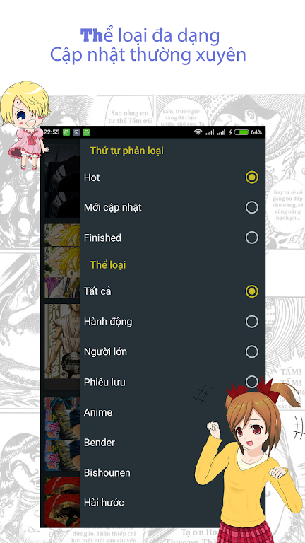 hot manga - comic offline Best Online captura de pantalla 2