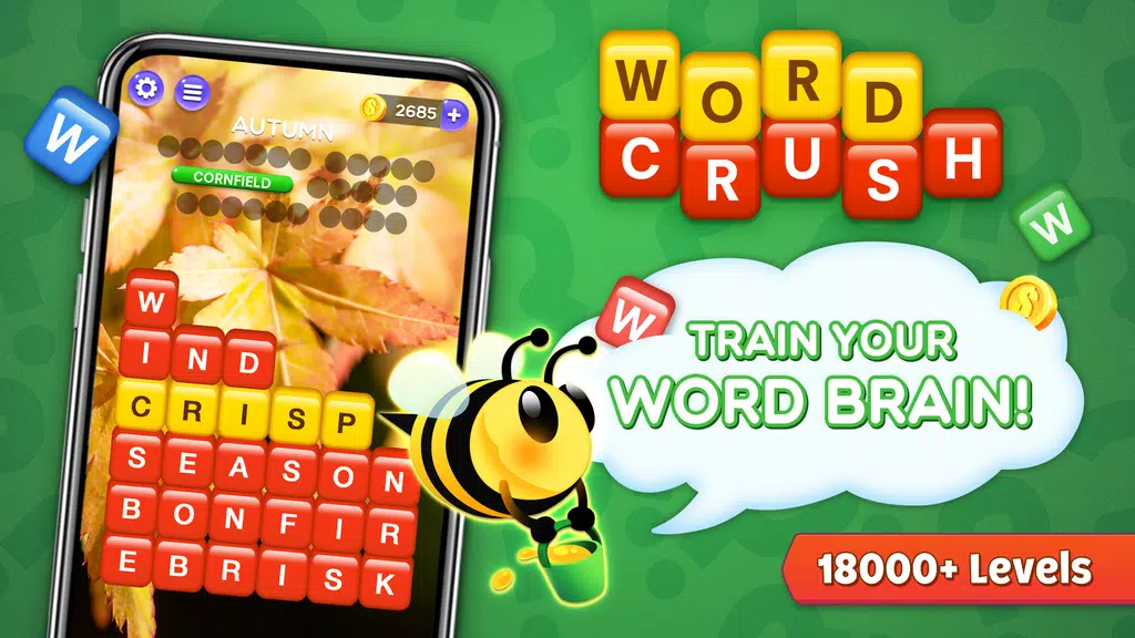 Word Crush - Fun Puzzle Game zrzut ekranu 1