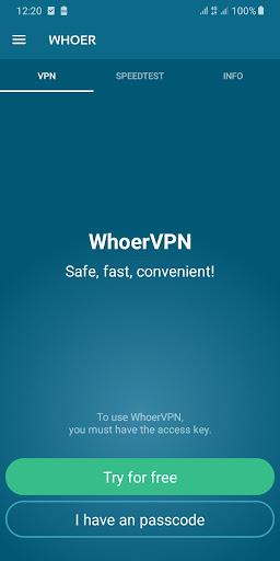 Whoer VPN - unlimited & free, Capture d'écran 1