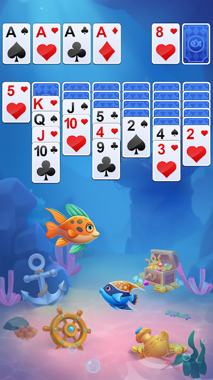 Solitaire Fish: Card Games 스크린 샷 1
