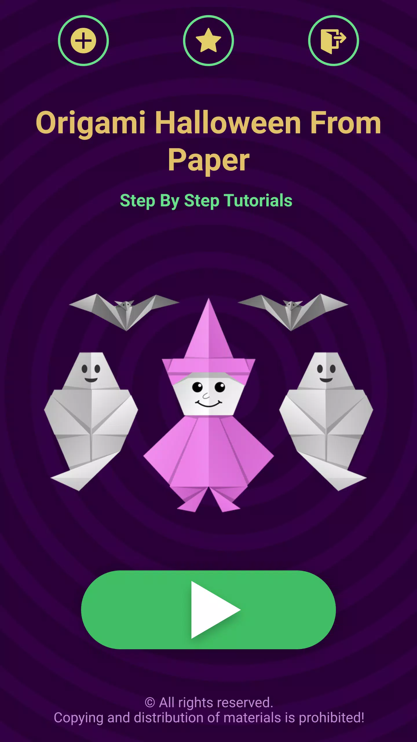 Origami Halloween屏幕截圖2