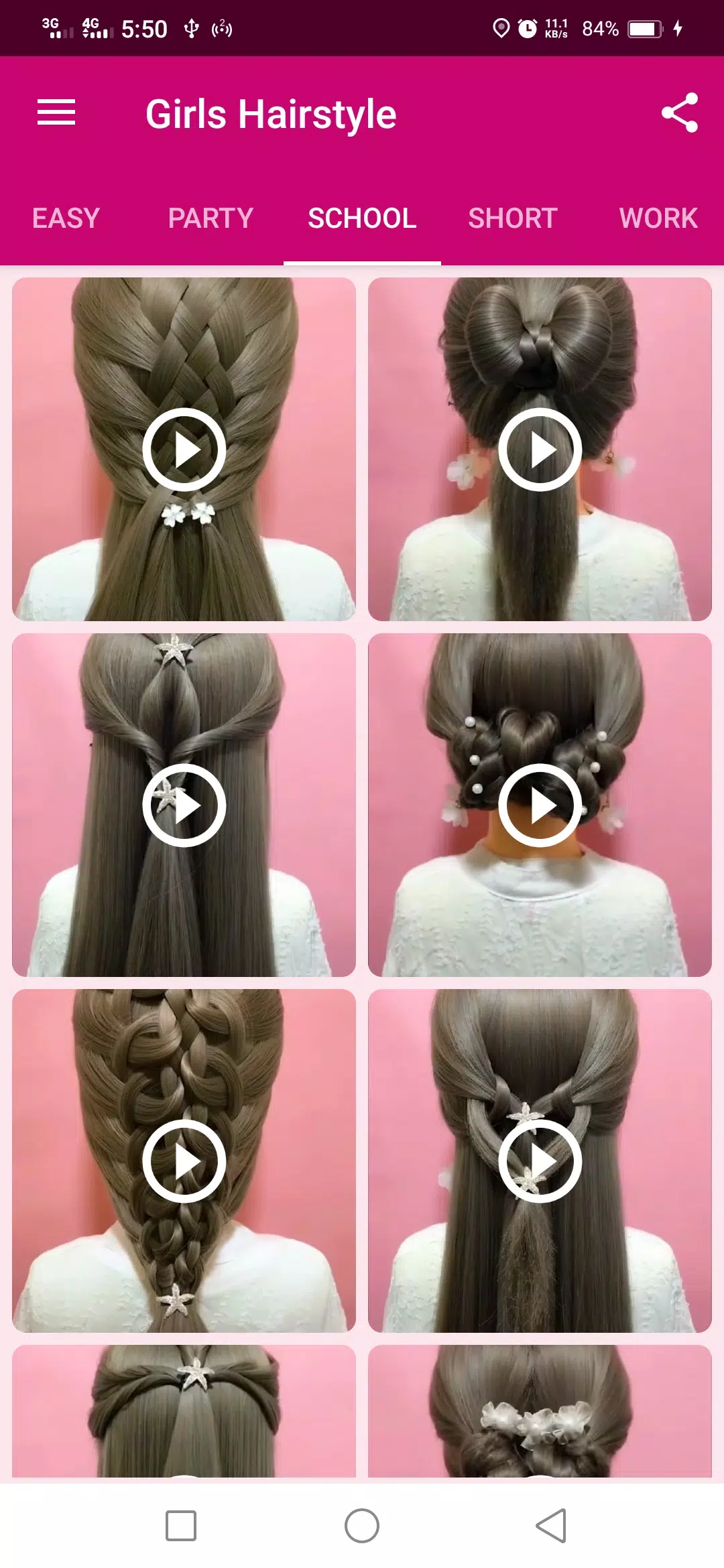 Girls Hairstyle экрана 3