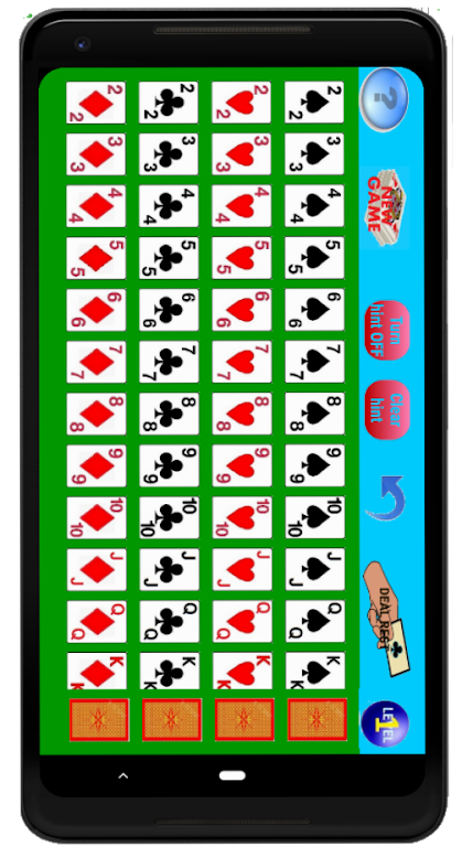 Differerent Solitaire game屏幕截圖2