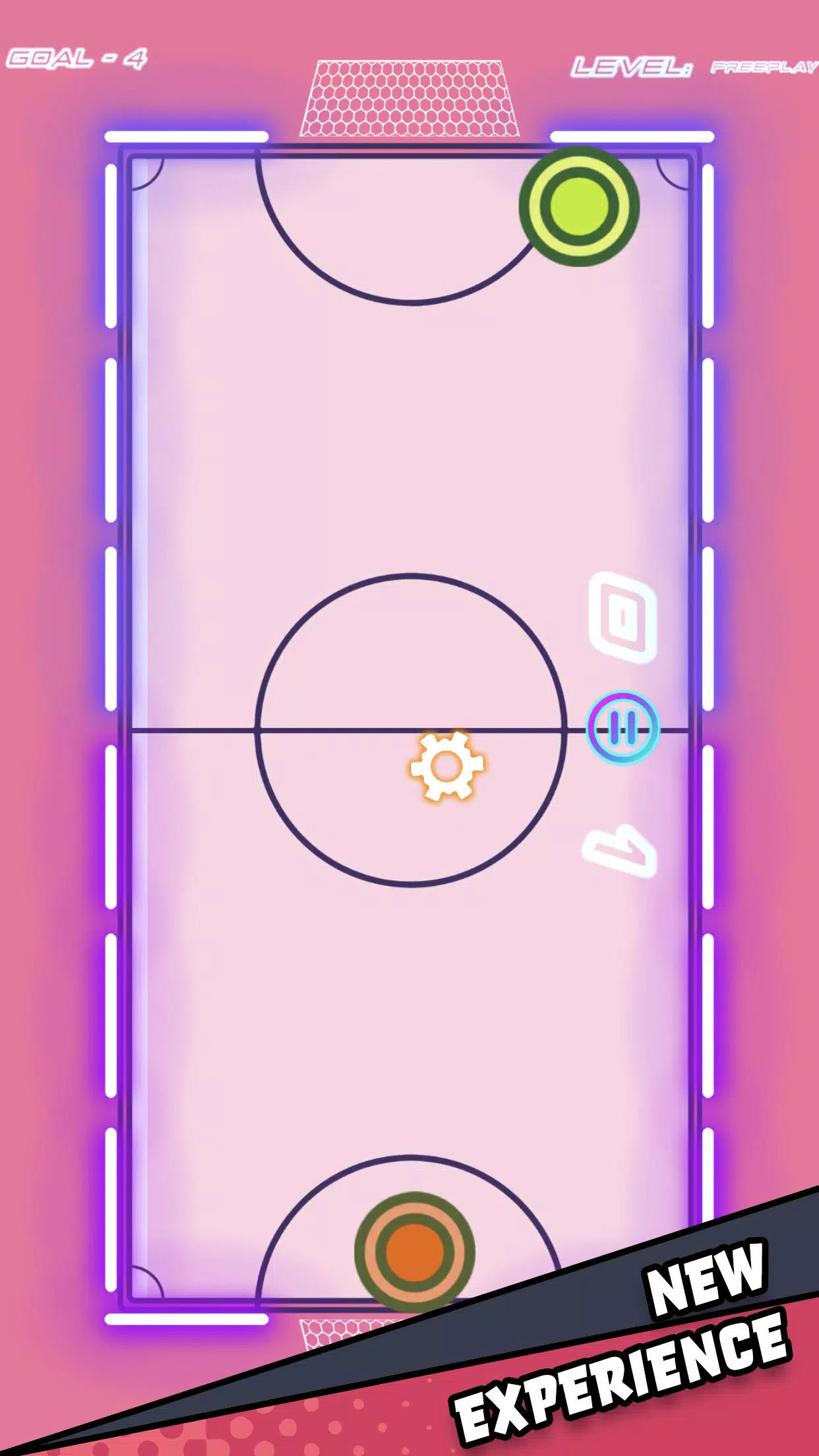 Air Hockey Glow HD Ultimate 2D ကိုဖန်သားပြင်2