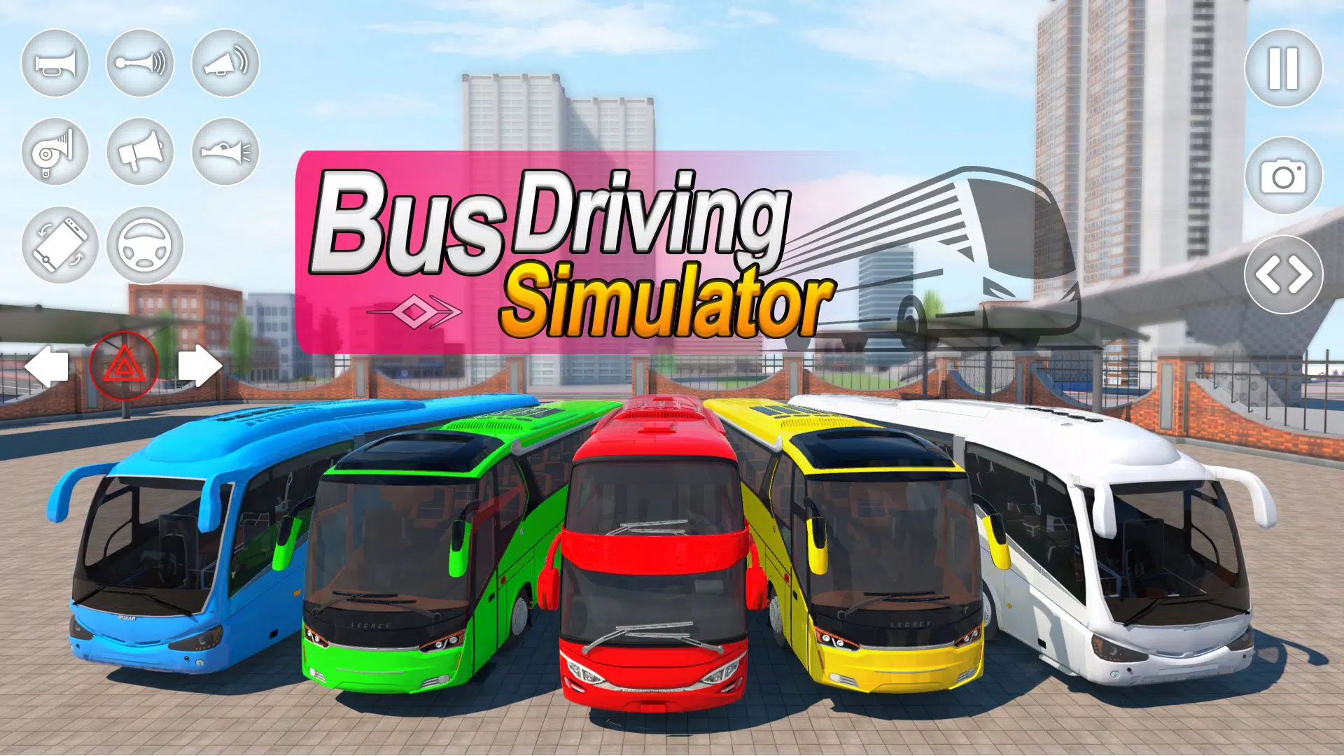 Bus Driving Games 3d Simulator captura de pantalla 4