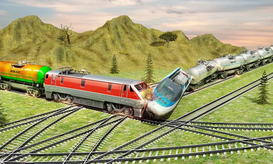 ภาพหน้าจอ Indian Train City Pro Driving 3