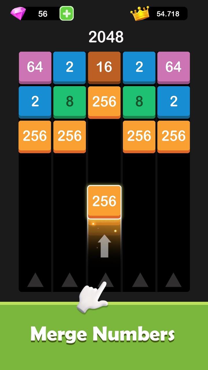 X2 Blocks: 2048 Merge स्क्रीनशॉट 1