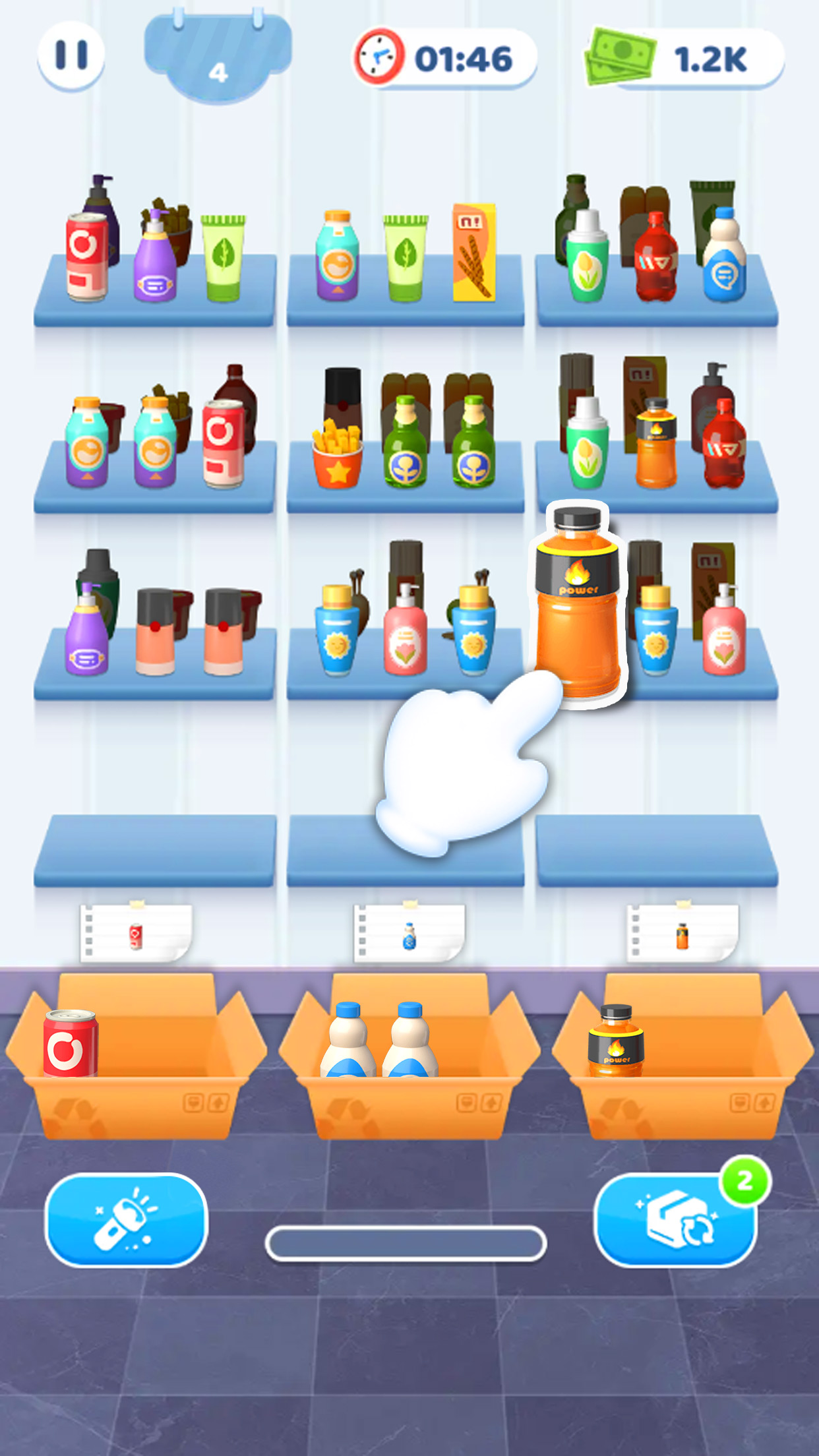 Shelf Sort: Goods Sort & Pack captura de pantalla 4