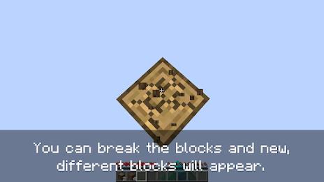 One block survival for MCPE Capture d’écran2