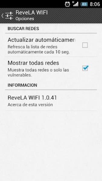 ReveLA WIFI captura de pantalla 3