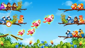 Bird Sort 2: Color Puzzle Screenshot 1