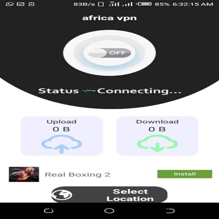 Screenshot AFRICA VPN 1