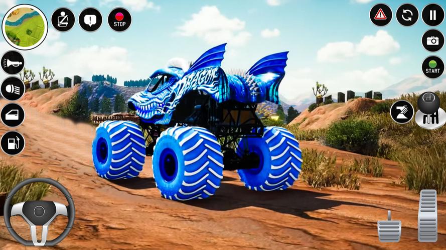 Extreme Monster Truck Game 3D Capture d’écran2