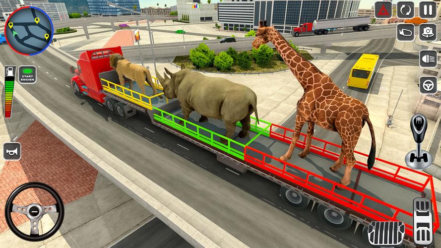 Wild Animal Truck Transporter Screenshot 3