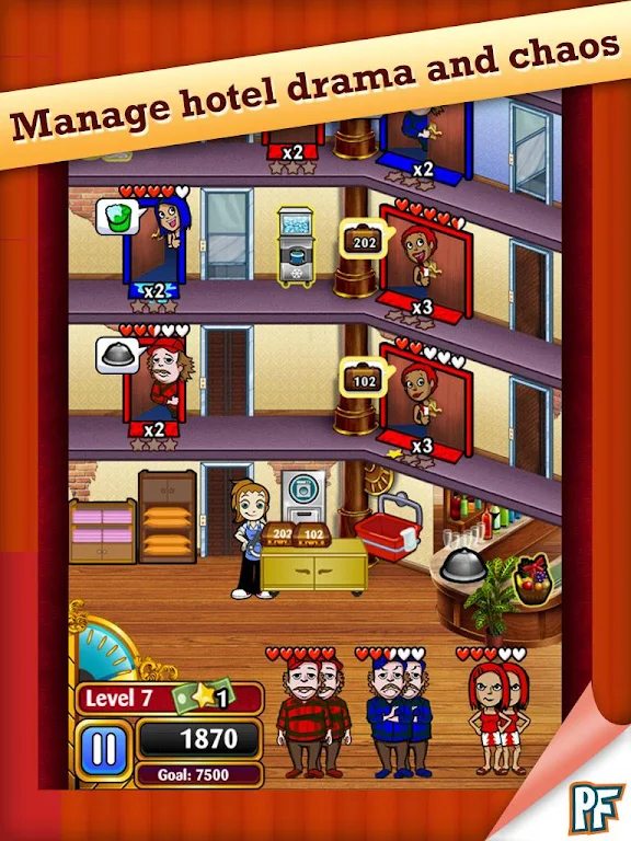 Hotel Dash экрана 2