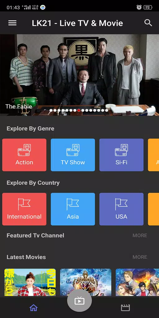 LK21 XXI - Live TV,  Movie  & Drama HD Sub Indo ekran görüntüsü 2