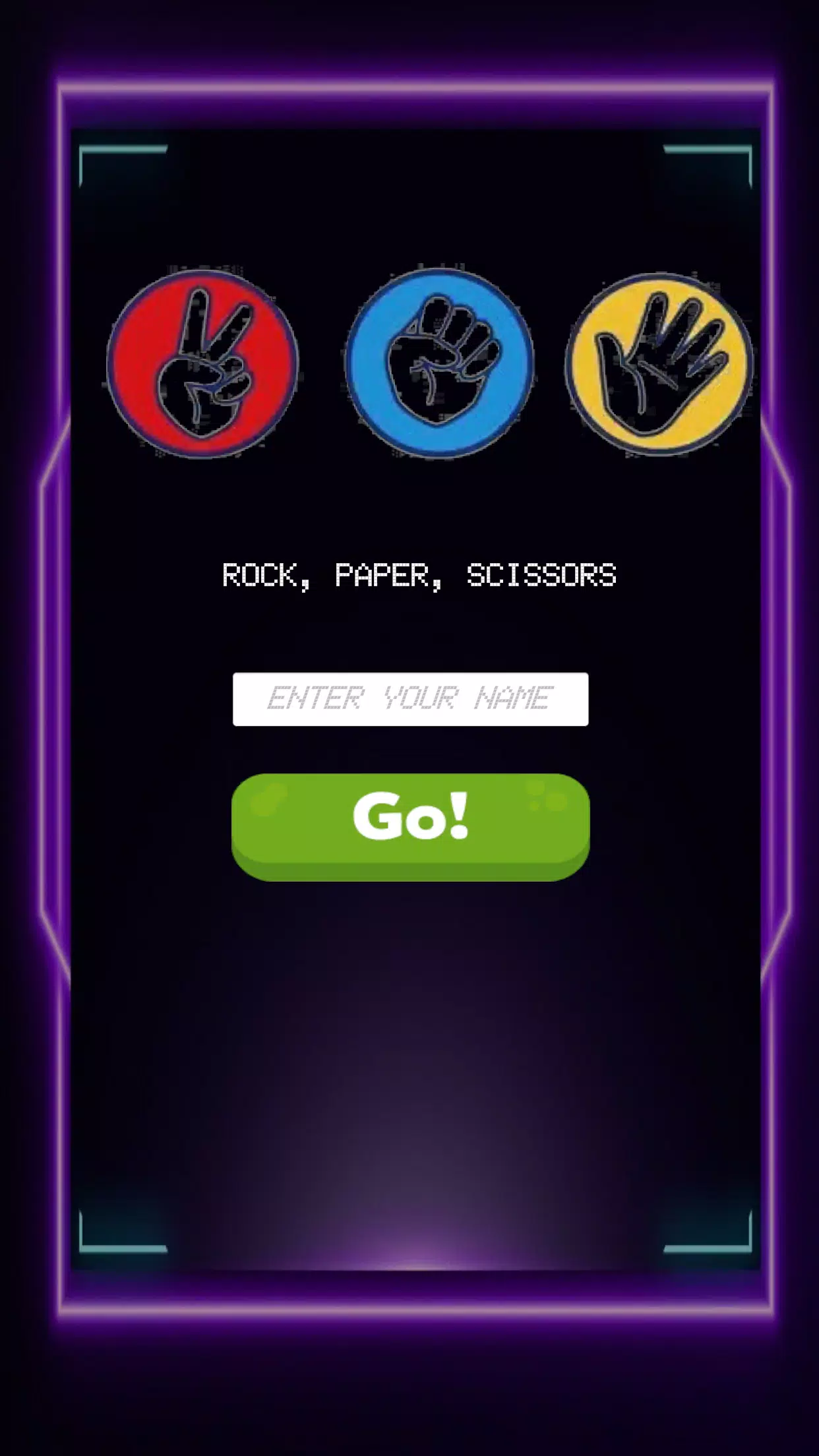 Rock, Paper, Scissors स्क्रीनशॉट 1