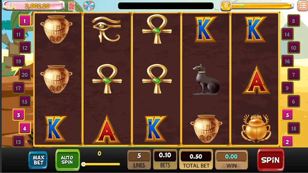 Egyptian Classic Slot Machine屏幕截圖1