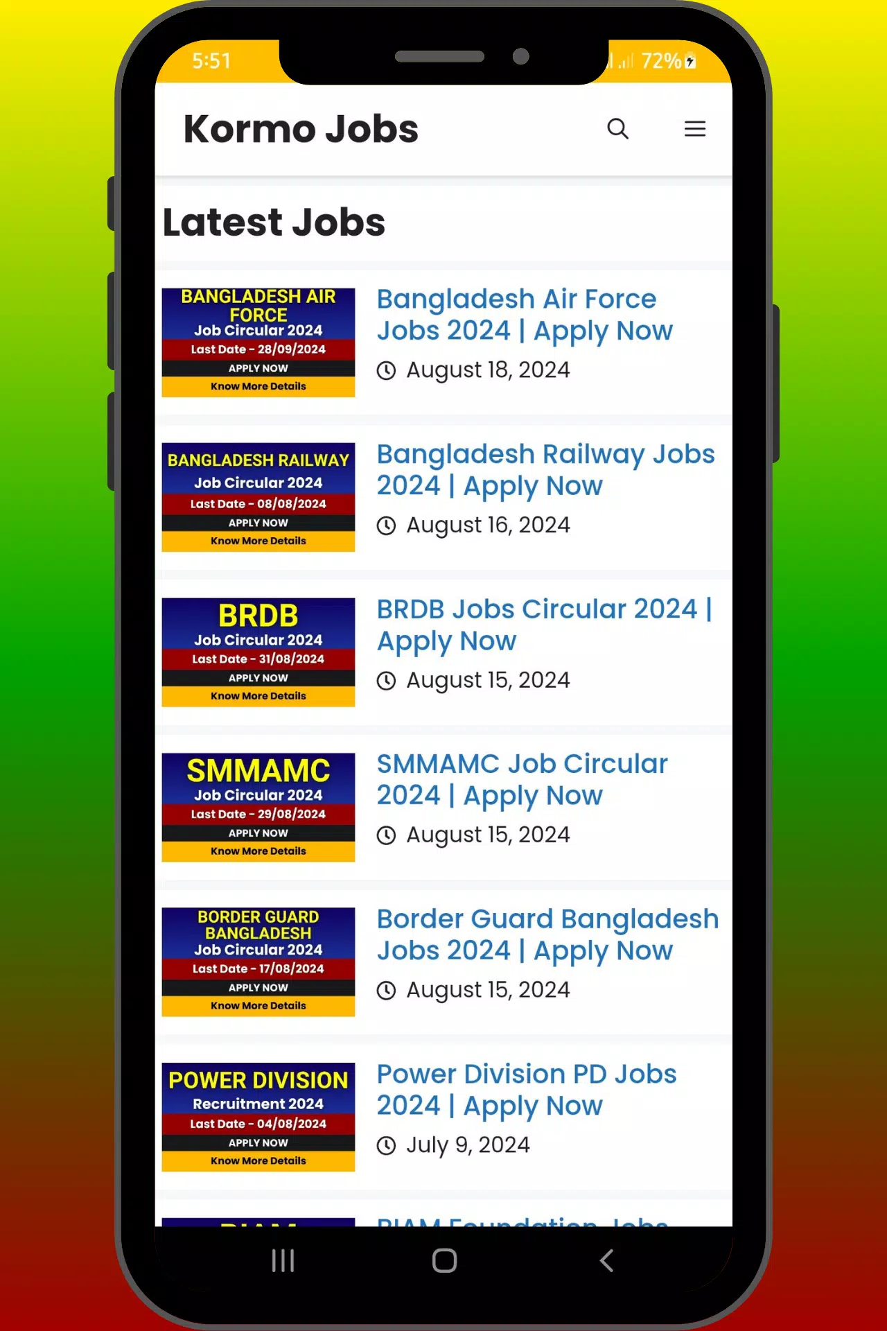 Kormo Jobs Bangladesh屏幕截圖2