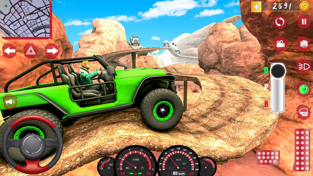 Mud Jeep Mud Driving Simulator экрана 1