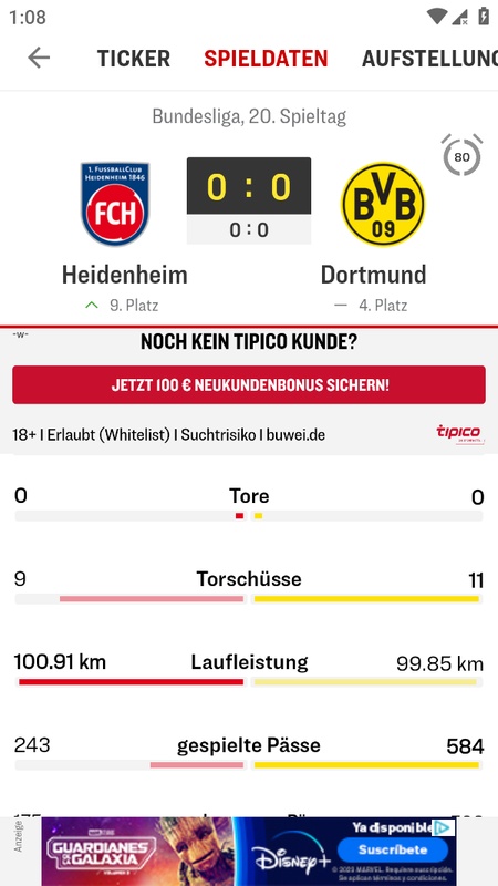 kicker Fußball News Screenshot 3