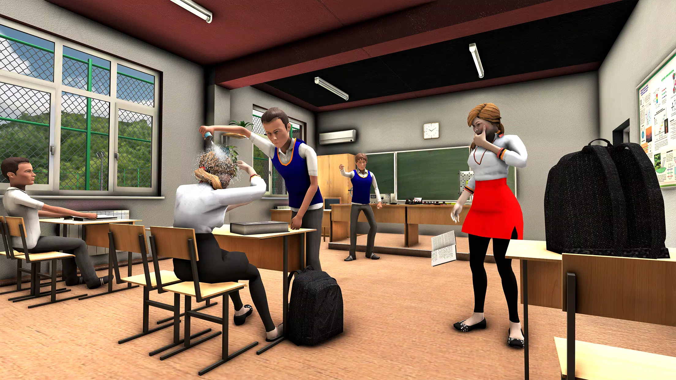 Bad Guys at School: Bad Boy 3D Ảnh chụp màn hình 2