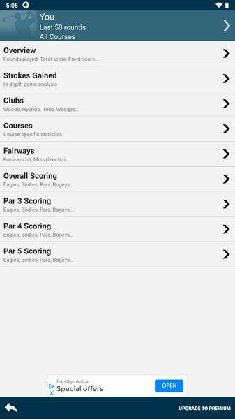 Golf Pad: Golf GPS & Scorecard screenshot 2