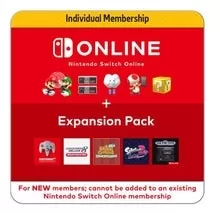 Nintendo Switch在线12个月个人会员资格 +扩展包Egift卡
