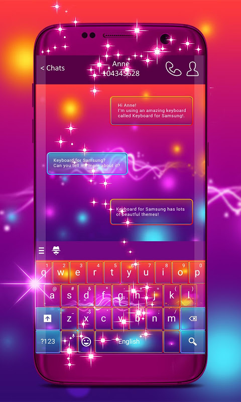 Keyboard Theme for Samsung screenshot 1