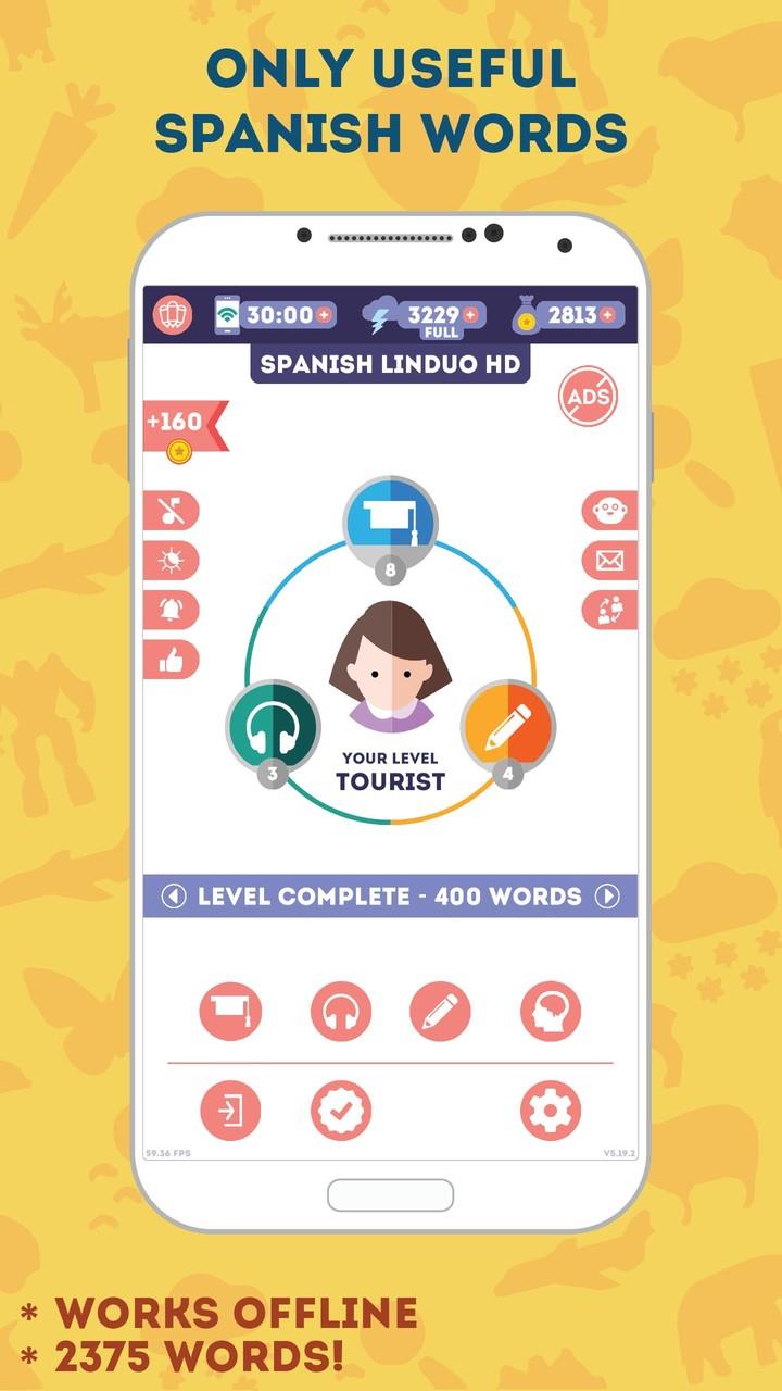 Spanish for Beginners: LinDuo 스크린 샷 2