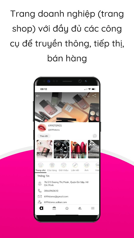 Azibai Mạng xã hội kinh doanh Screenshot 2