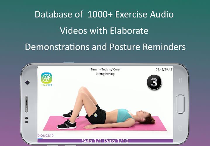 Healure: Physiotherapy Exercis 스크린 샷 2