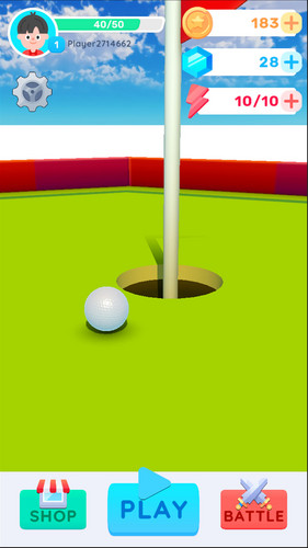 Mini Golf Battle Challenge 3D Screenshot 1