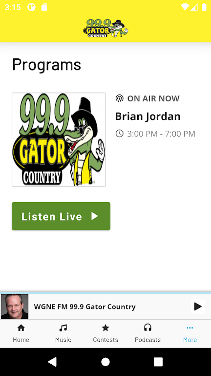 99.9 Gator Country captura de pantalla 4