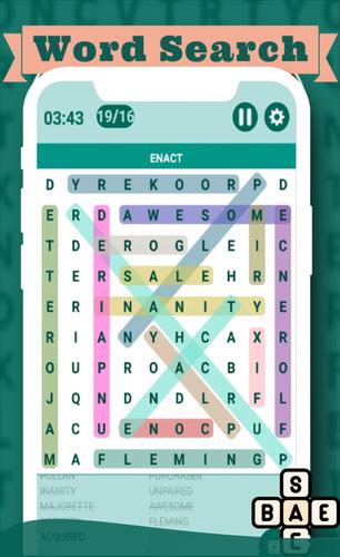 Classic Word Search Puzzle ကိုဖန်သားပြင်1
