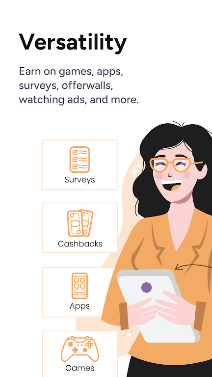 Earnweb: Earning app & website ảnh chụp màn hình 3