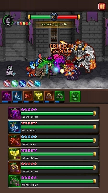 ภาพหน้าจอ Grow Merge Monsters 4
