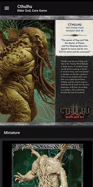 Cthulhu: Death May Die Codex+应用截图第1张
