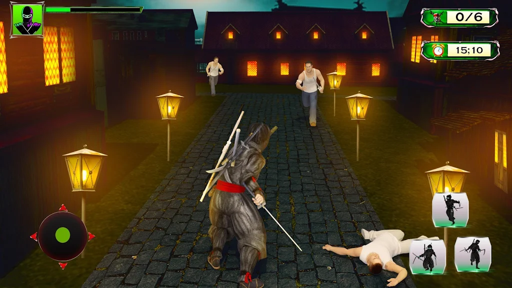 Ninja Hero Assassin Samurai Pirate Fight Shadow स्क्रीनशॉट 2
