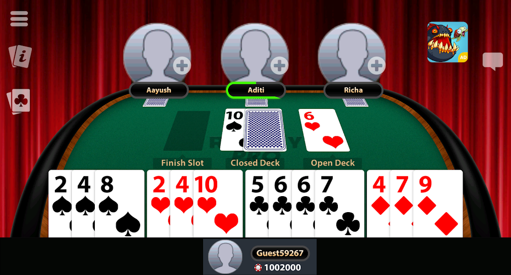 Play Indian Rummy: 13 Cards & Pool Rummy Online स्क्रीनशॉट 3