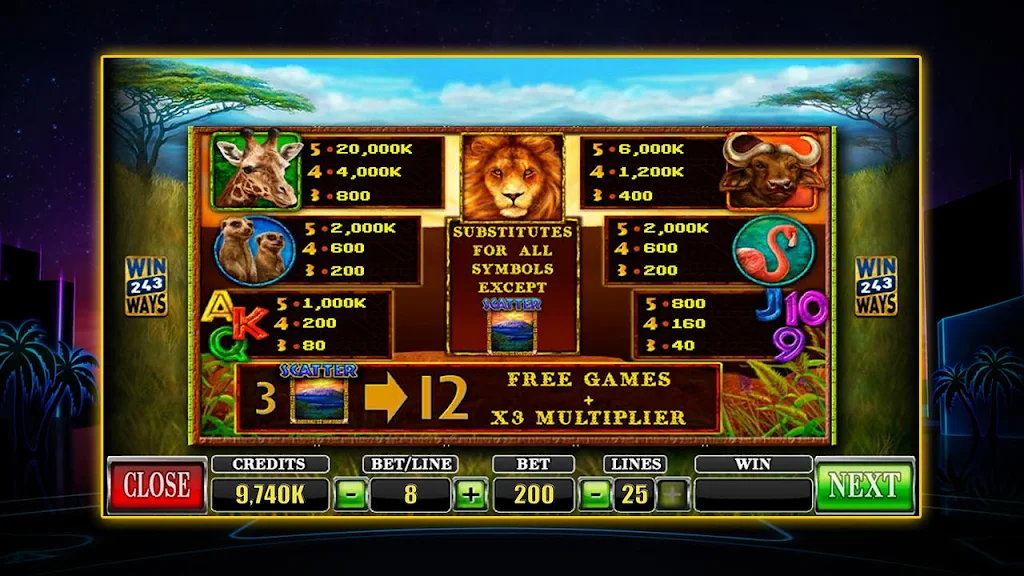 SLOT African Simba屏幕截圖4