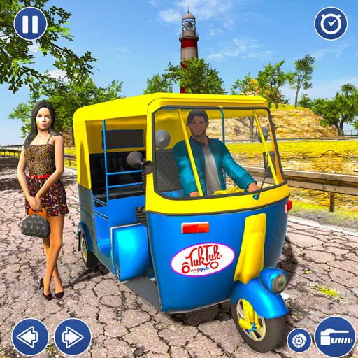 City Taxi Auto Rickshaw Game ကိုဖန်သားပြင်1