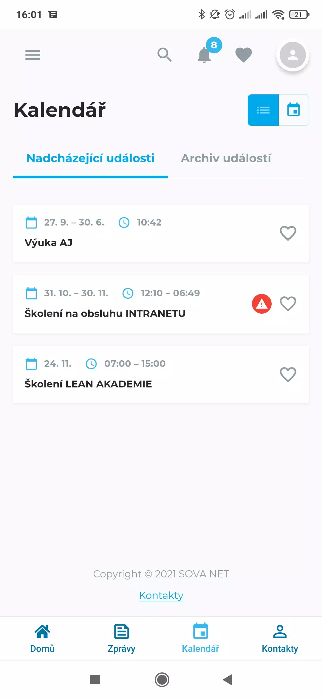Retex INTRANET स्क्रीनशॉट 3